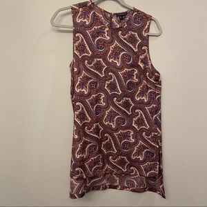Theory Paisley Tank